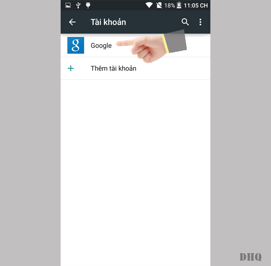 Chọn google